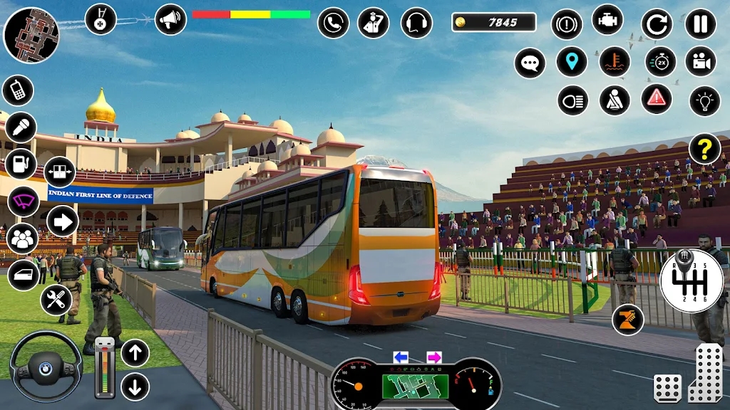 豪华美国巴士模拟器游戏截图2